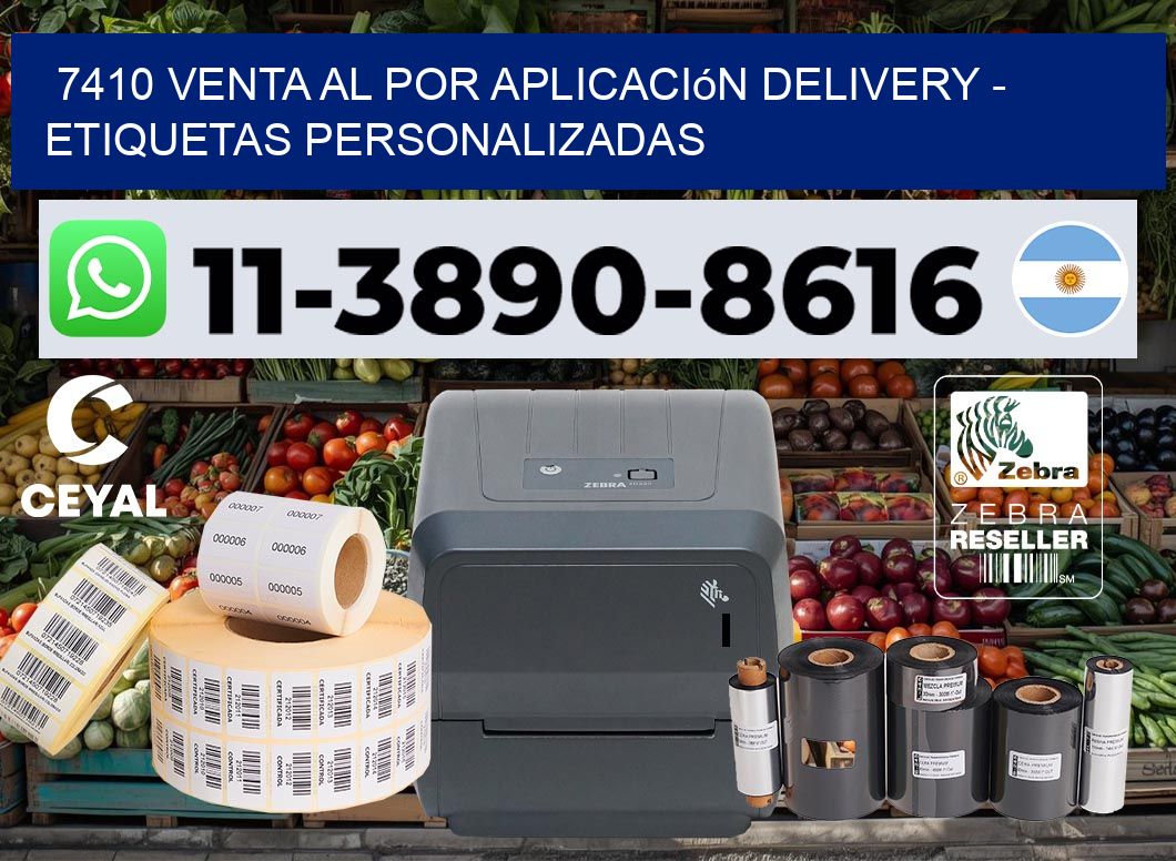 7410 Venta al Por Aplicación delivery – Etiquetas Personalizadas