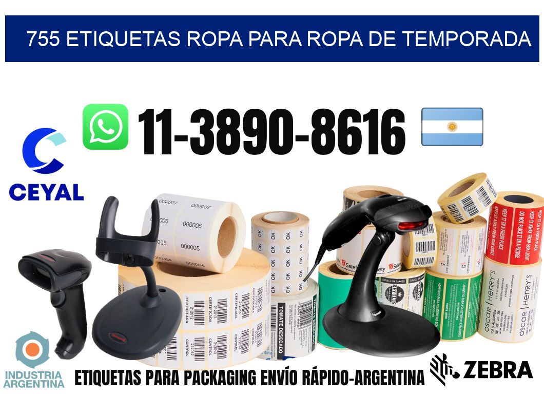 755 Etiquetas ropa para ropa de temporada