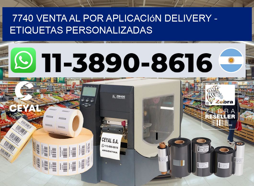 7740 Venta al Por Aplicación delivery – Etiquetas Personalizadas