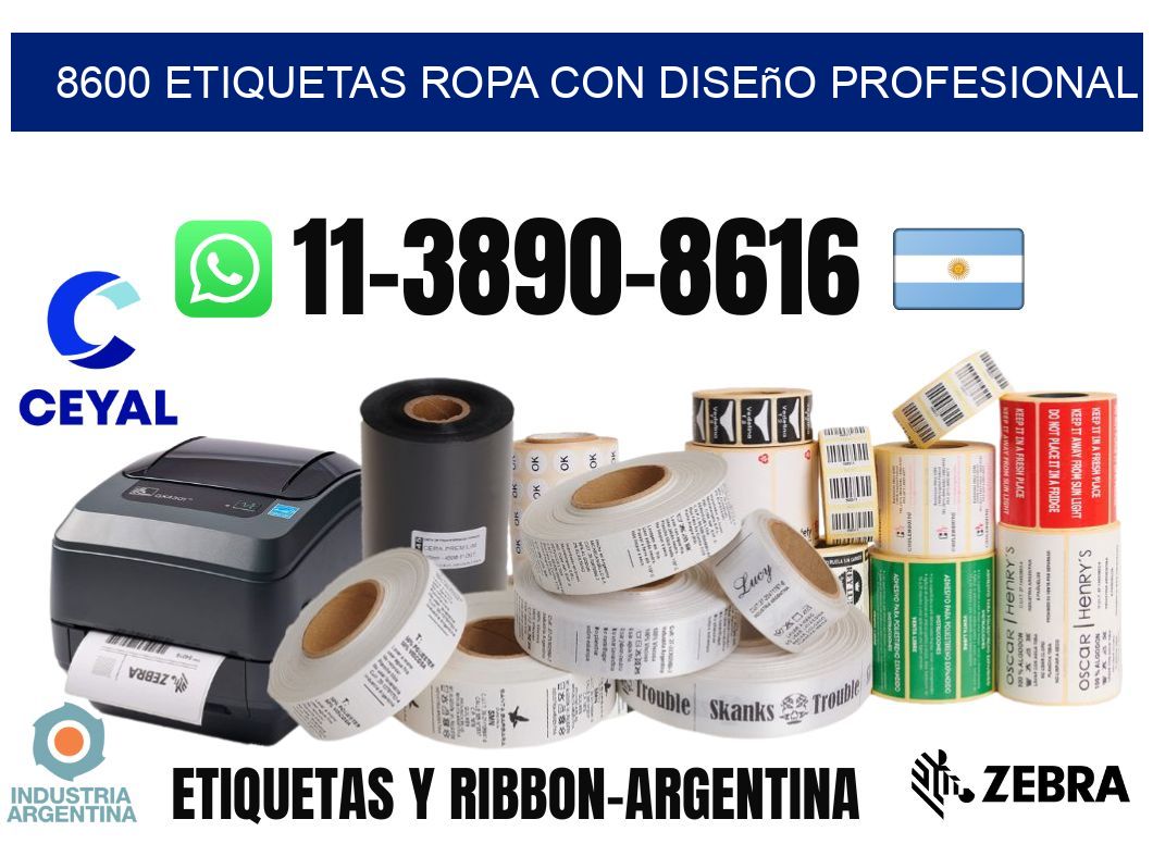 8600 Etiquetas ropa con diseño profesional
