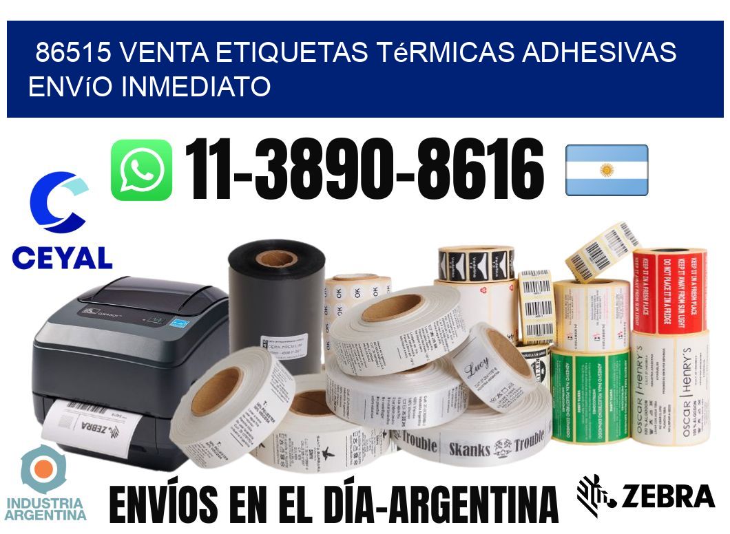 86515 venta etiquetas térmicas adhesivas envío inmediato