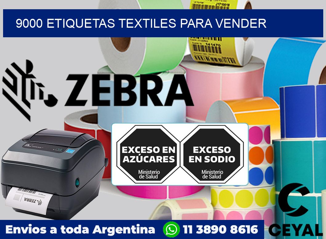 9000 Etiquetas textiles para vender