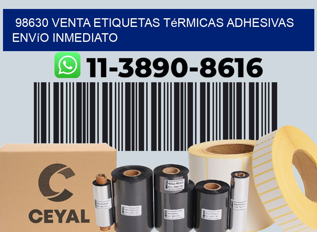98630 venta etiquetas térmicas adhesivas envío inmediato