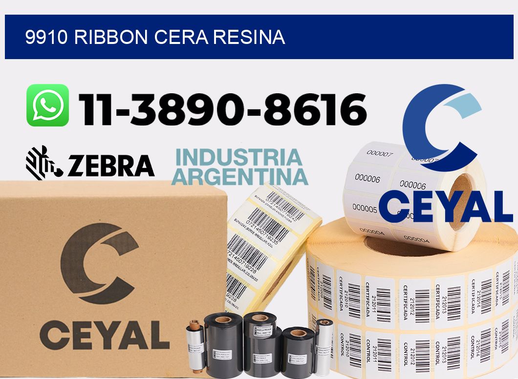 9910 ribbon cera resina