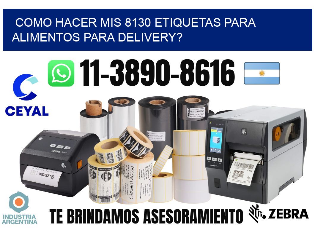 como hacer mis 8130 etiquetas para alimentos para delivery?