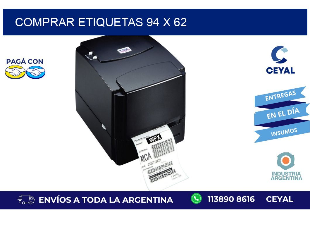 comprar etiquetas 94 x 62
