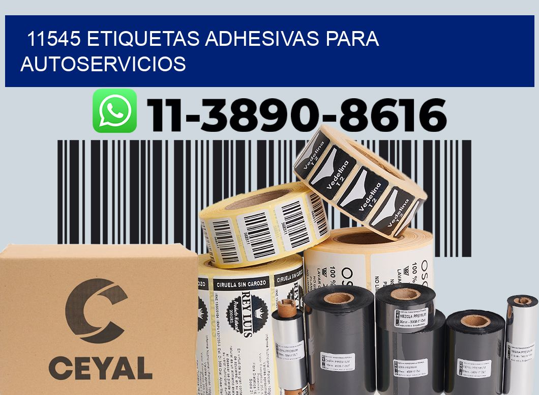 11545 Etiquetas adhesivas para autoservicios
