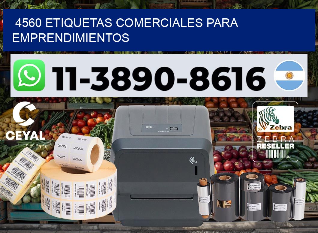 4560 Etiquetas comerciales para emprendimientos