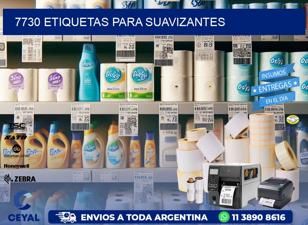 7730 Etiquetas para suavizantes