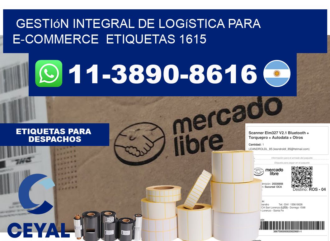 Gestión integral de logística para e-commerce  etiquetas 1615