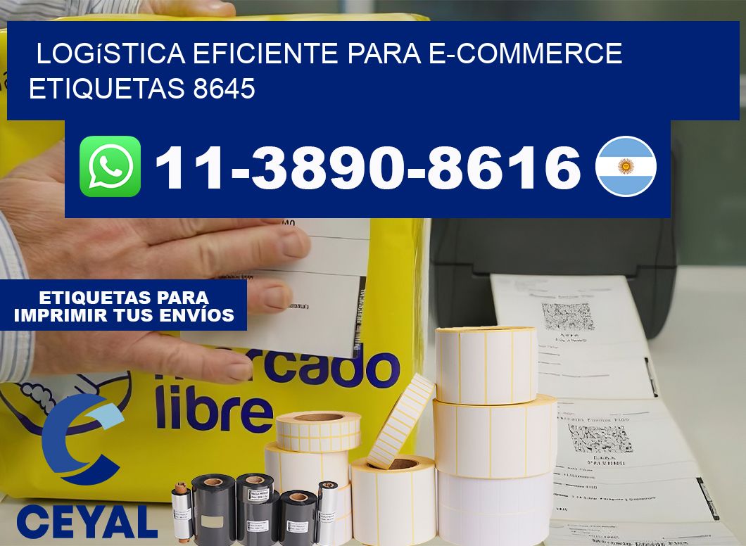 Logística eficiente para e-commerce  etiquetas 8645