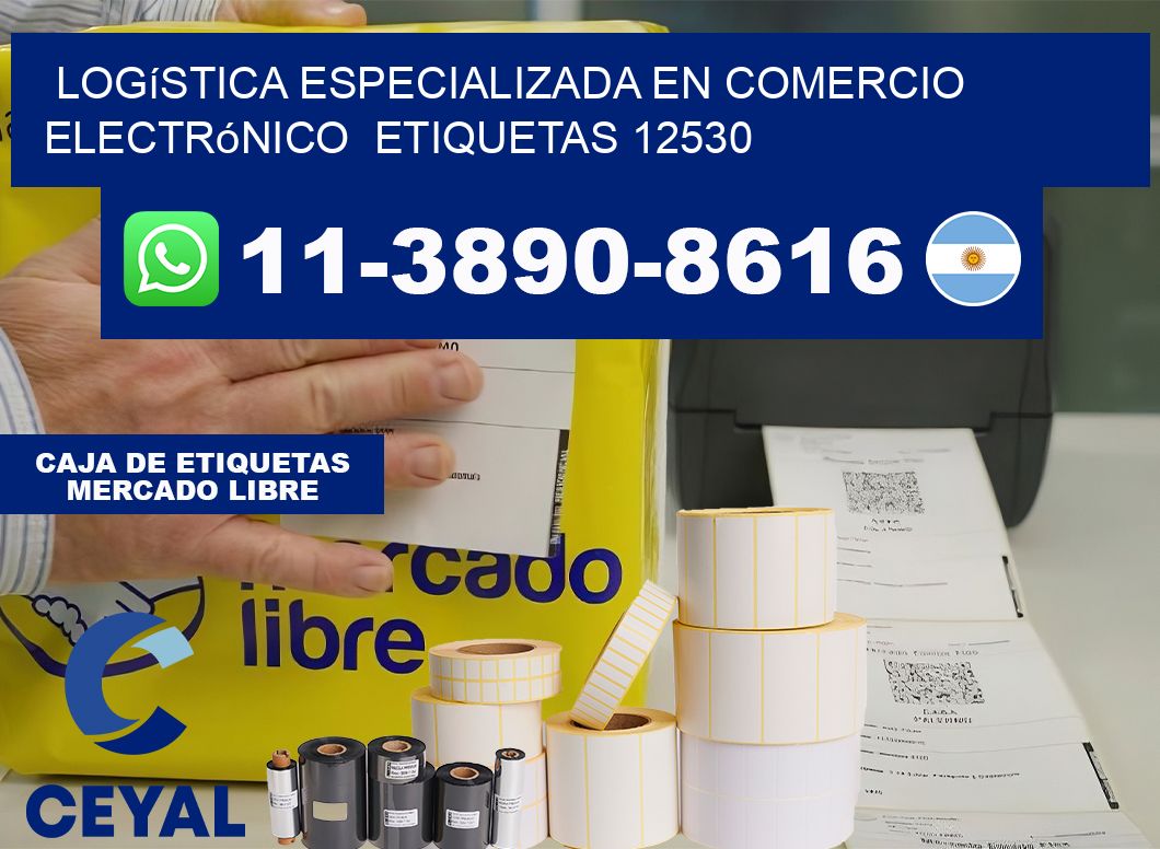 Logística especializada en comercio electrónico  etiquetas 12530