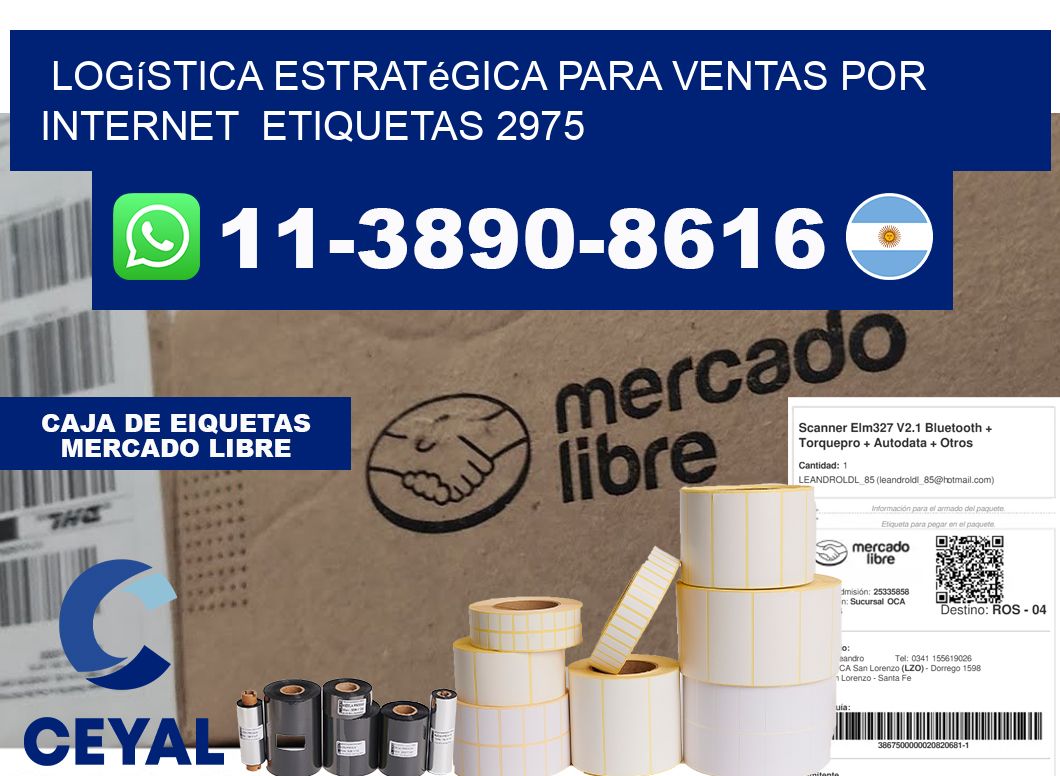 Logística estratégica para ventas por internet  etiquetas 2975