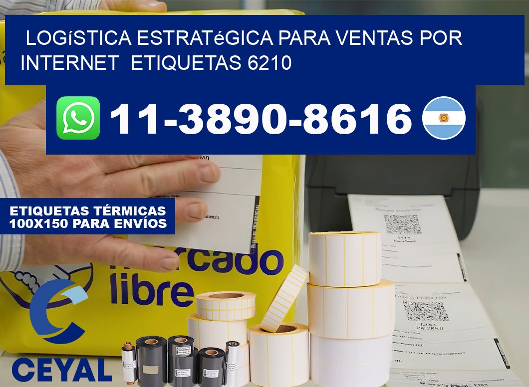 Logística estratégica para ventas por internet  etiquetas 6210