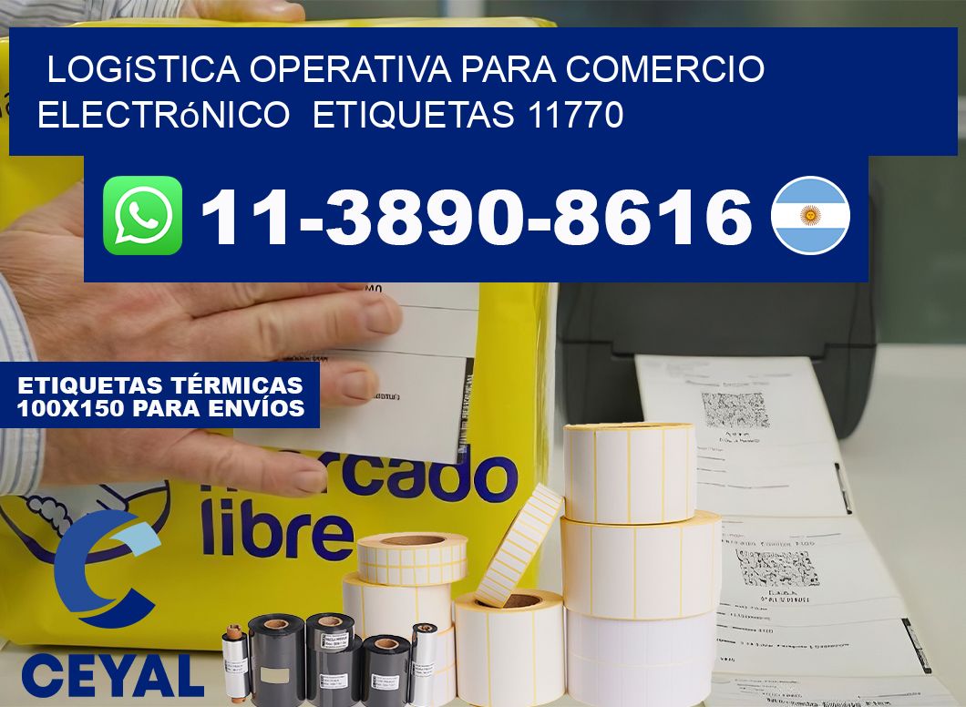 Logística operativa para comercio electrónico  etiquetas 11770