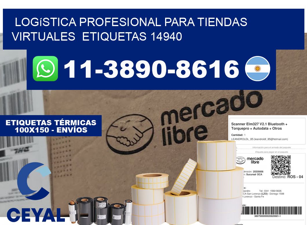 Logística profesional para tiendas virtuales  etiquetas 14940