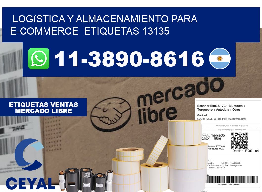 Logística y almacenamiento para e-commerce  etiquetas 13135