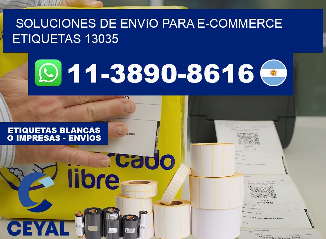 Soluciones de envío para e-commerce  etiquetas 13035
