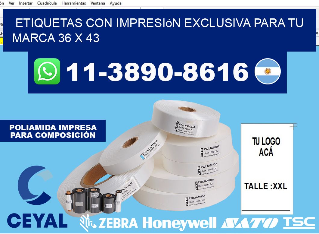 etiquetas con impresión exclusiva para tu marca 36 x 43