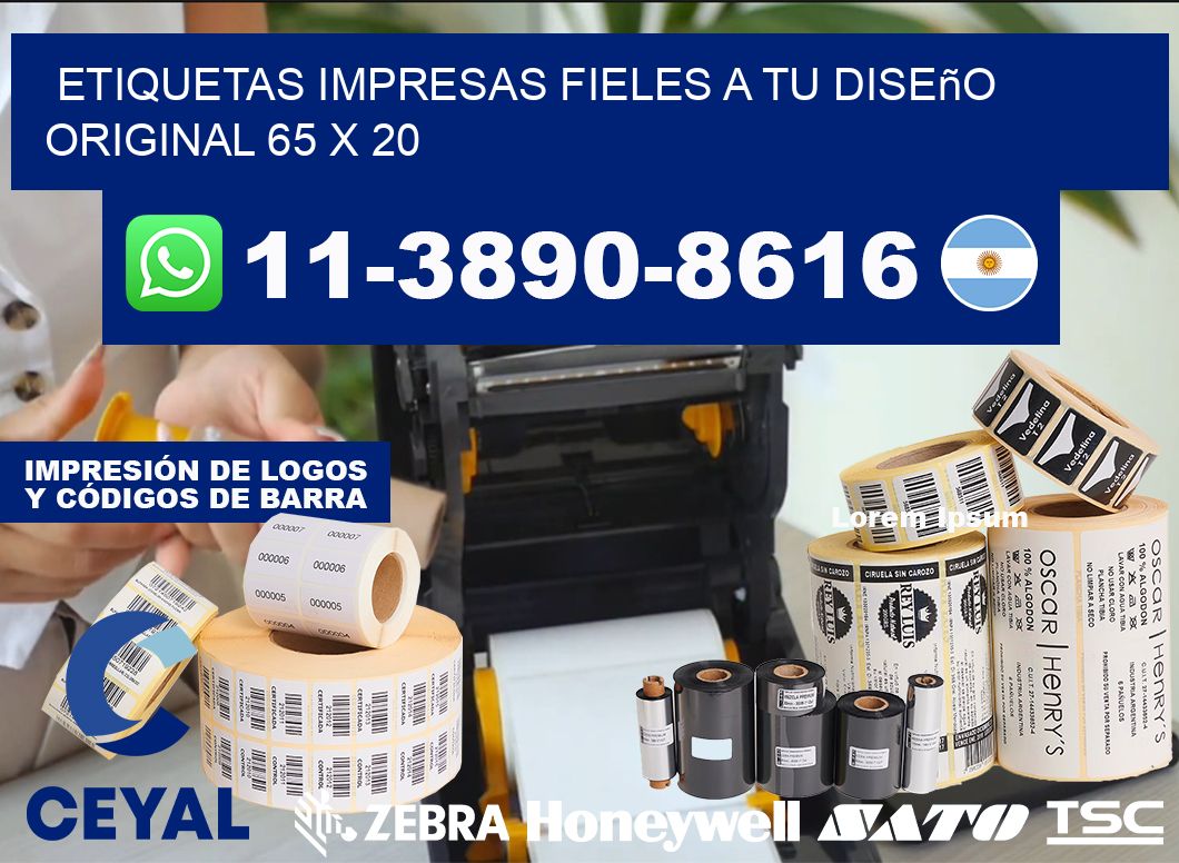 etiquetas impresas fieles a tu diseño original 65 x 20