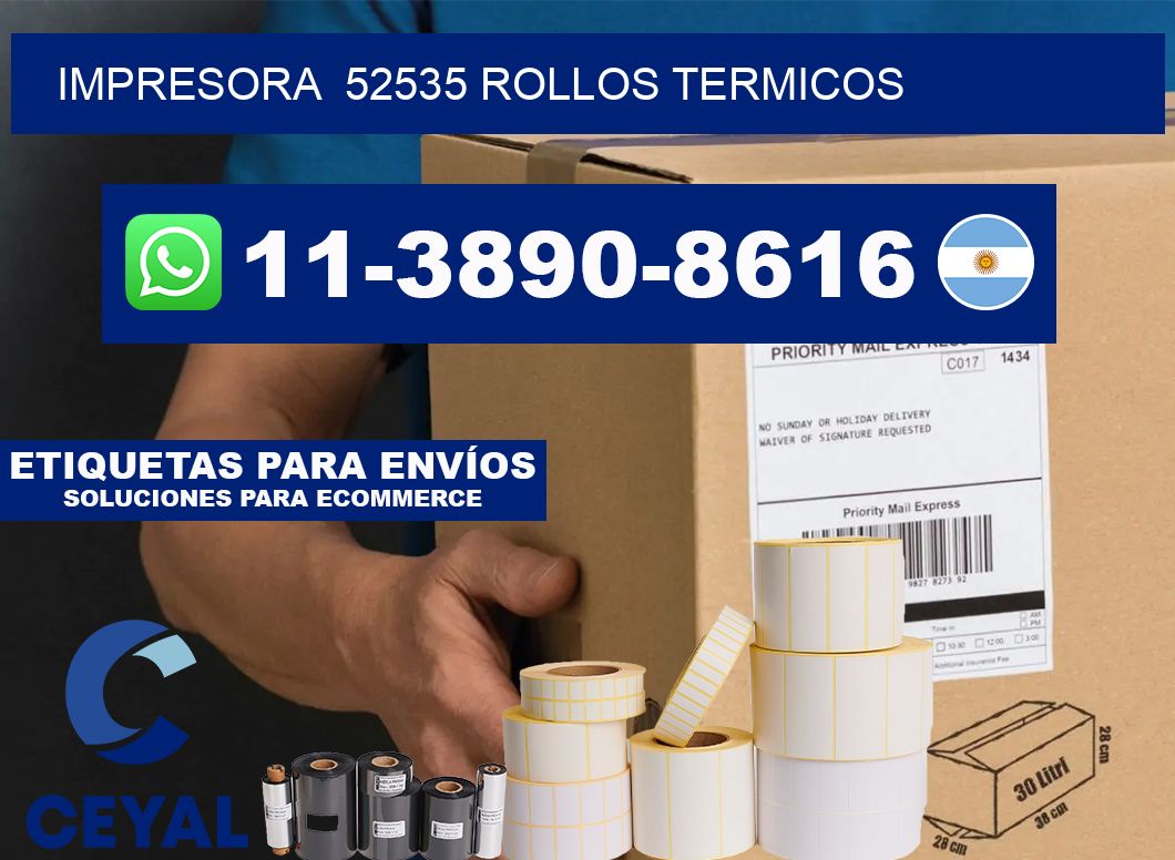 impresora 52535 rollos termicos