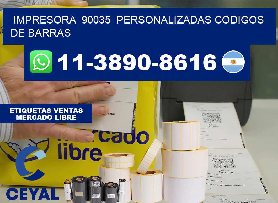impresora  90035  personalizadas codigos de barras