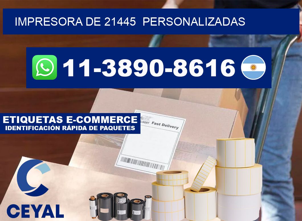 impresora de 21445  personalizadas