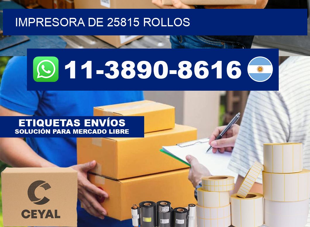 impresora de 25815 rollos