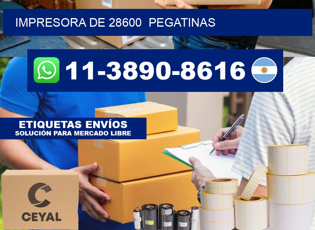 impresora de 28600 pegatinas