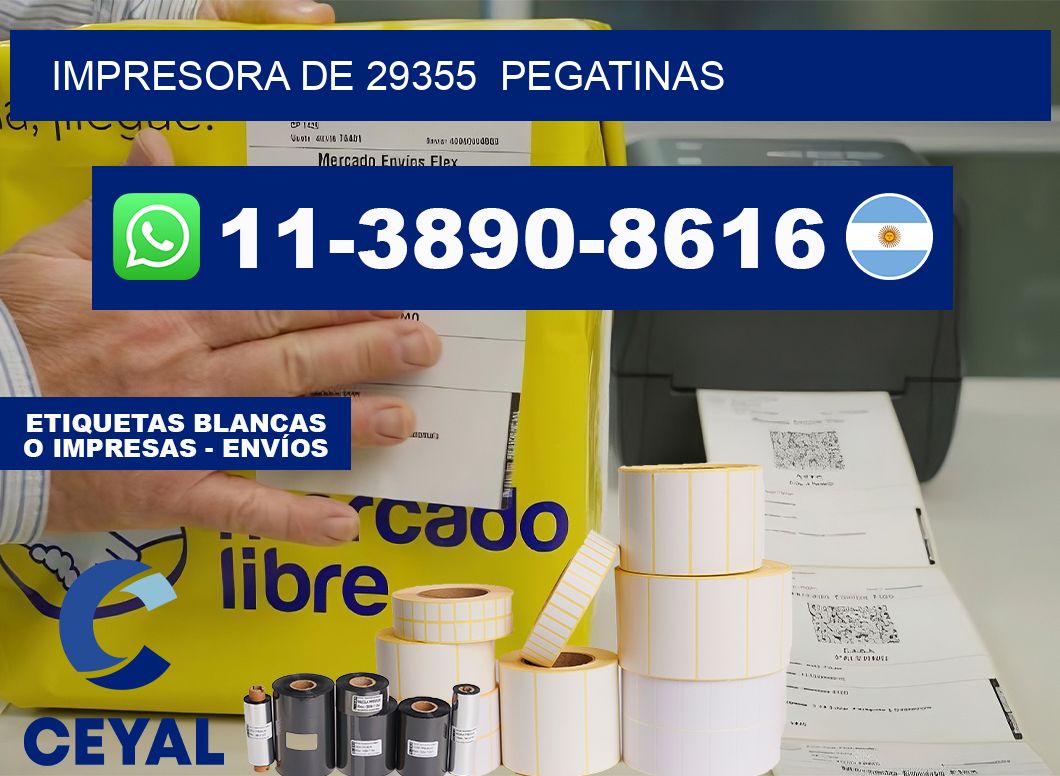 impresora de 29355  pegatinas