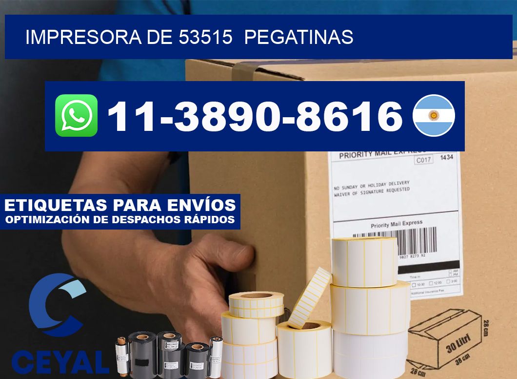 impresora de 53515  pegatinas