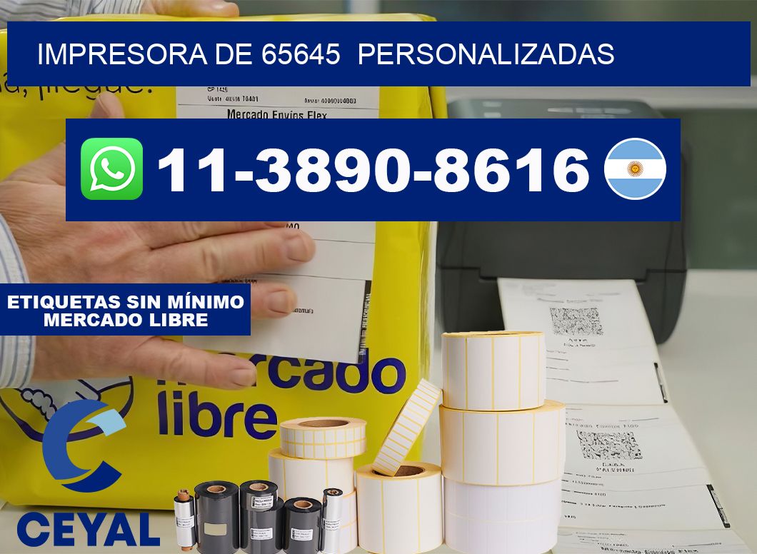 impresora de 65645  personalizadas