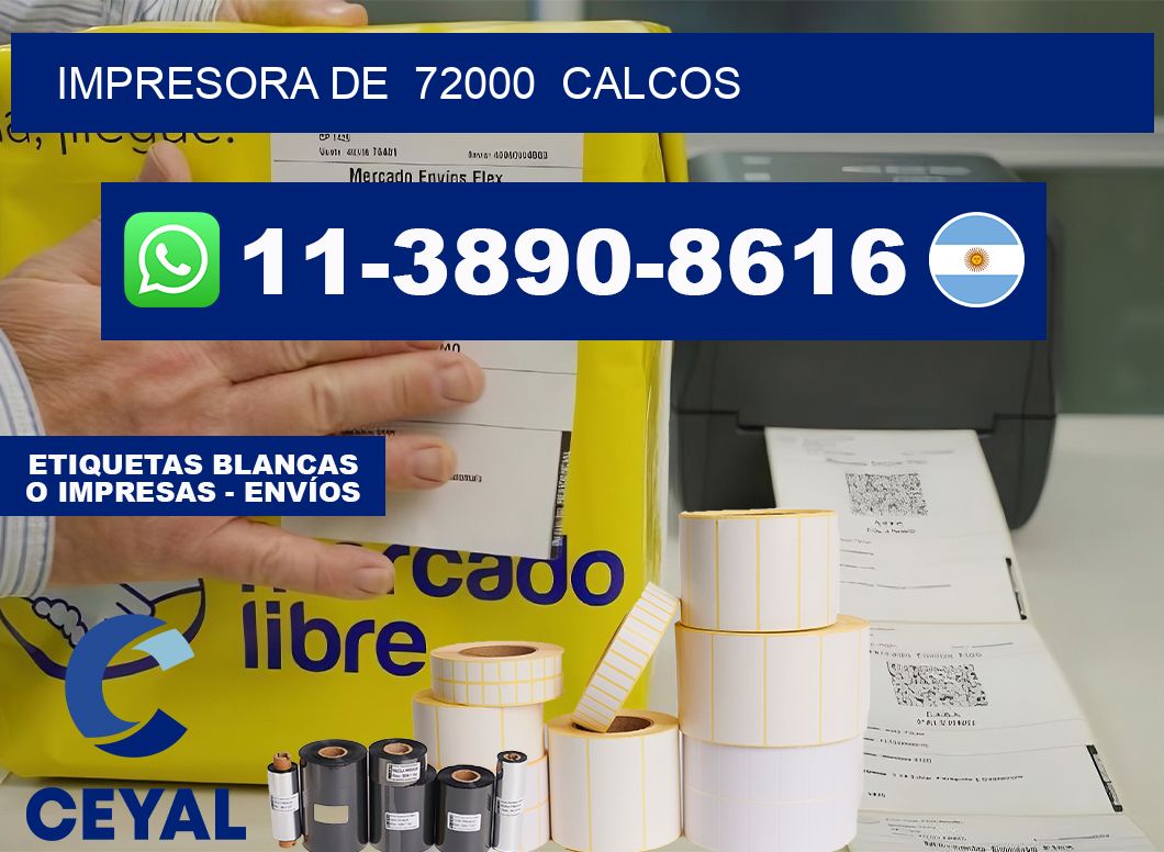 impresora de  72000  calcos