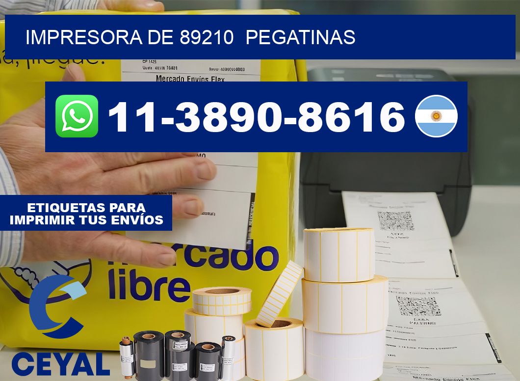 impresora de 89210 pegatinas