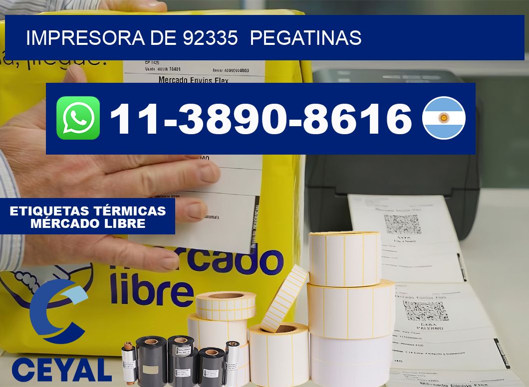 impresora de 92335  pegatinas