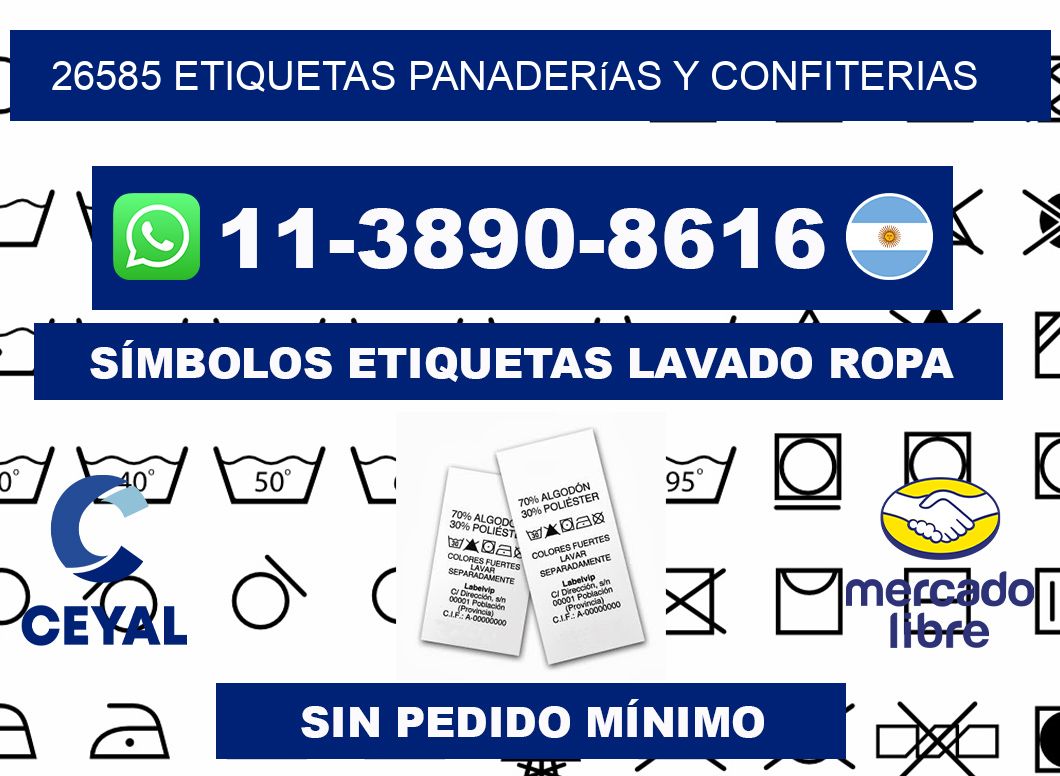 26585 etiquetas panaderías y confiterias