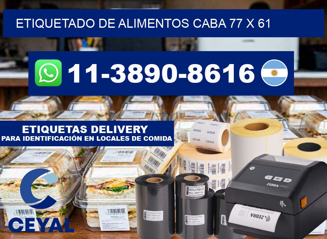Etiquetado de alimentos caba 77 x 61