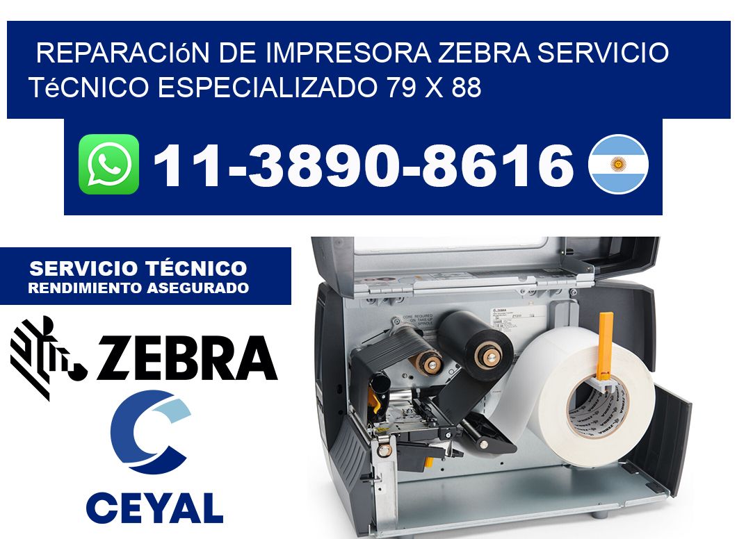 Reparación de Impresora Zebra Servicio Técnico Especializado 79 x 88