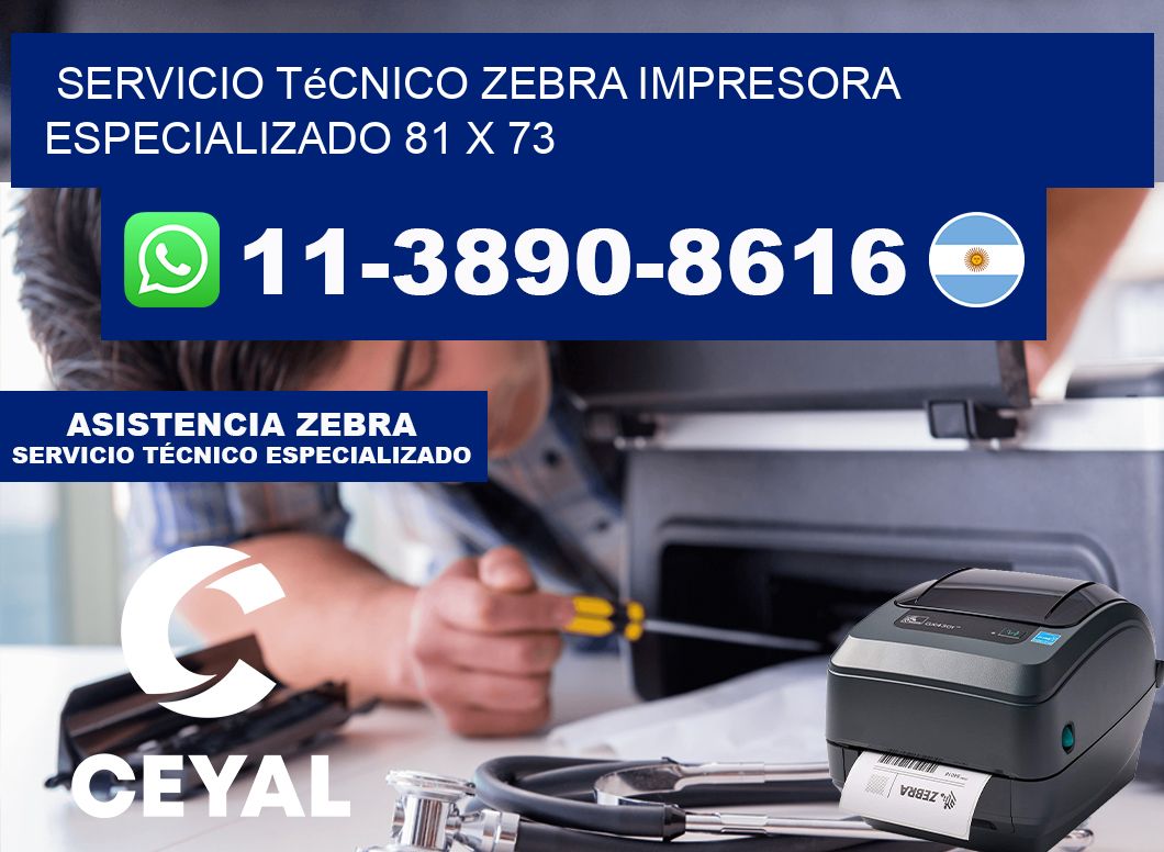 Servicio Técnico Zebra Impresora Especializado 81 x 73