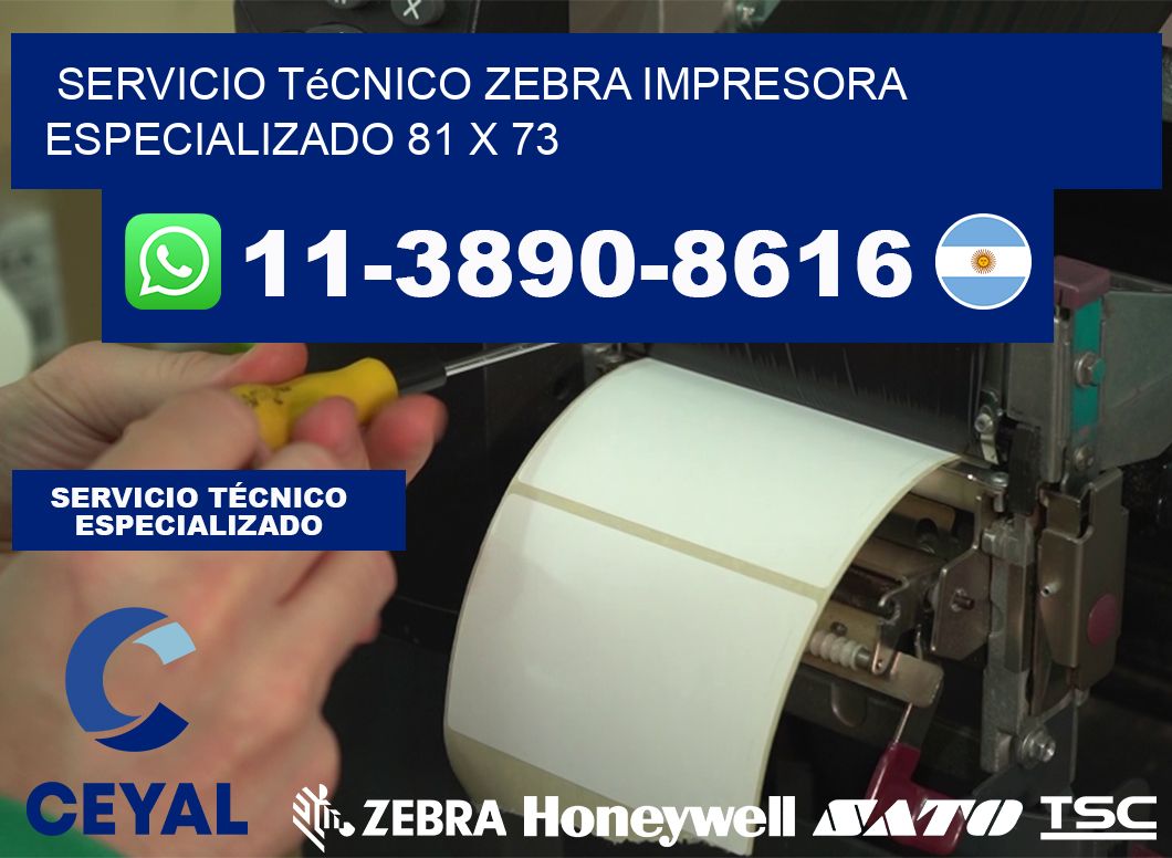 Servicio Técnico Zebra Impresora Especializado 81 x 73