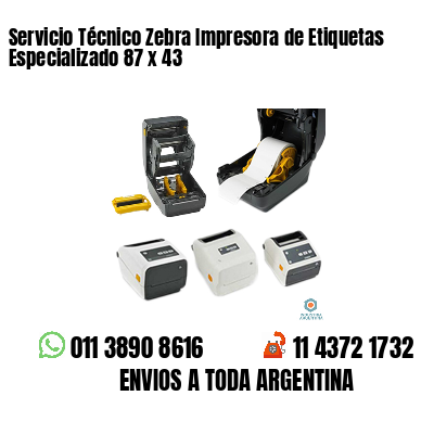 Servicio Técnico Zebra Impresora de Etiquetas Especializado 87 x 43