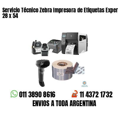 Servicio Técnico Zebra Impresora de Etiquetas Experto 28 x 54