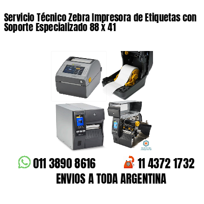 Servicio Técnico Zebra Impresora de Etiquetas con Soporte Especializado 88 x 41
