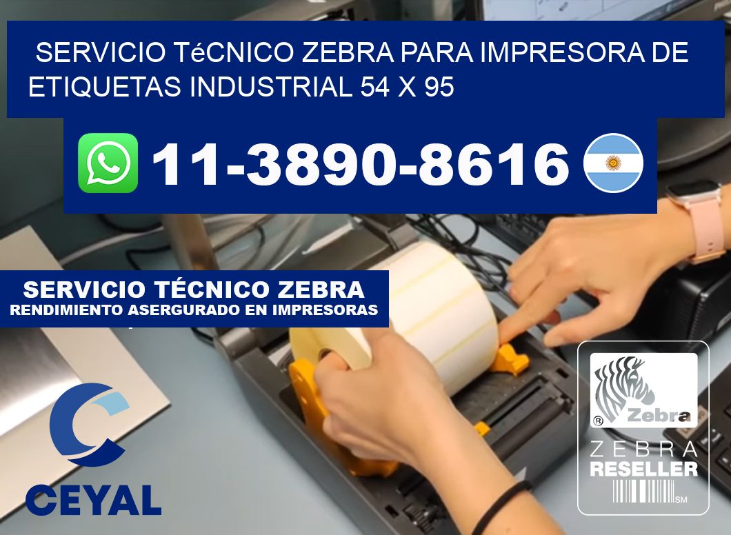 Servicio Técnico Zebra para Impresora de Etiquetas Industrial 54 x 95