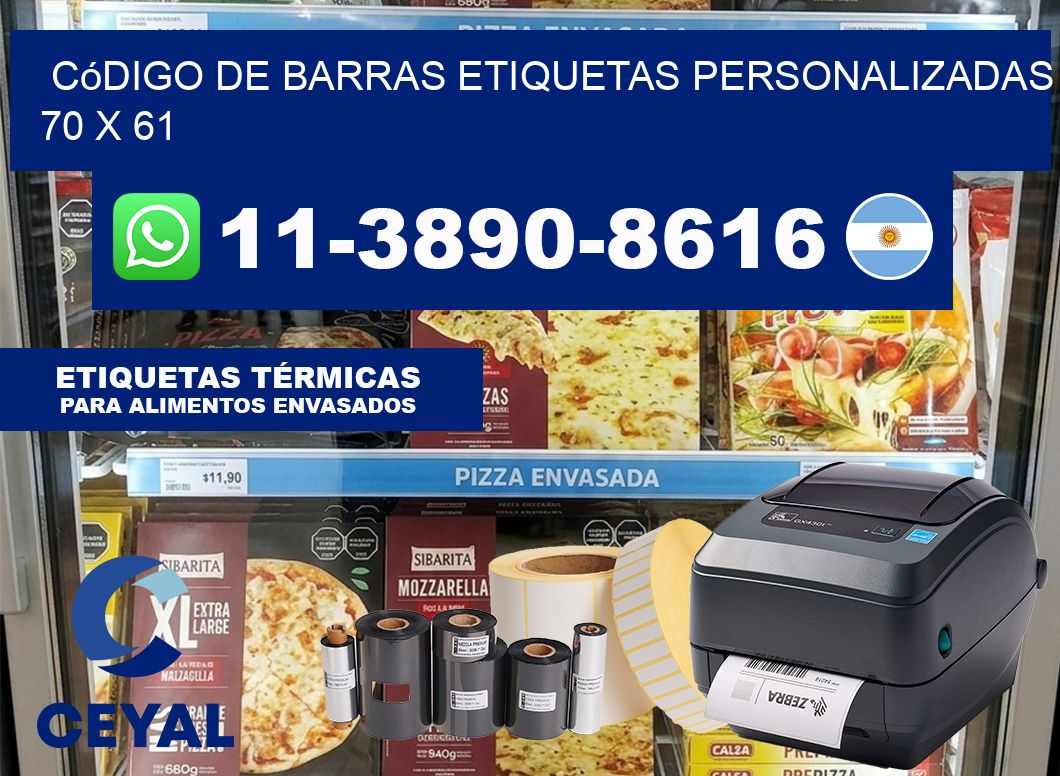 código de barras etiquetas personalizadas 70 x 61