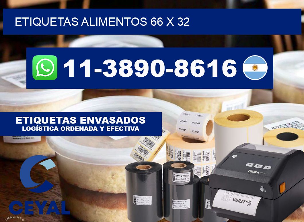 etiquetas alimentos 66 x 32