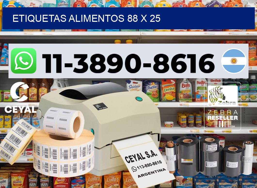 etiquetas alimentos 88 x 25