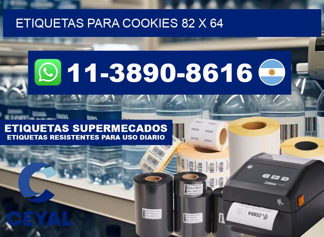 etiquetas para Cookies 82 x 64