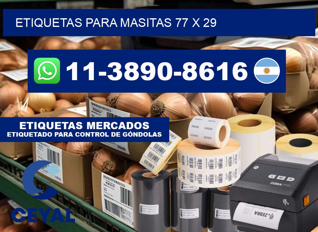 etiquetas para Masitas 77 x 29