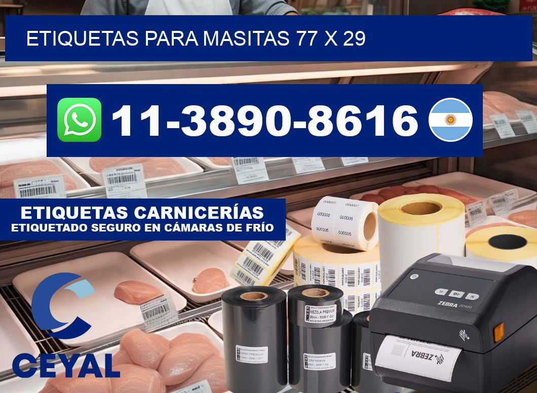 etiquetas para Masitas 77 x 29
